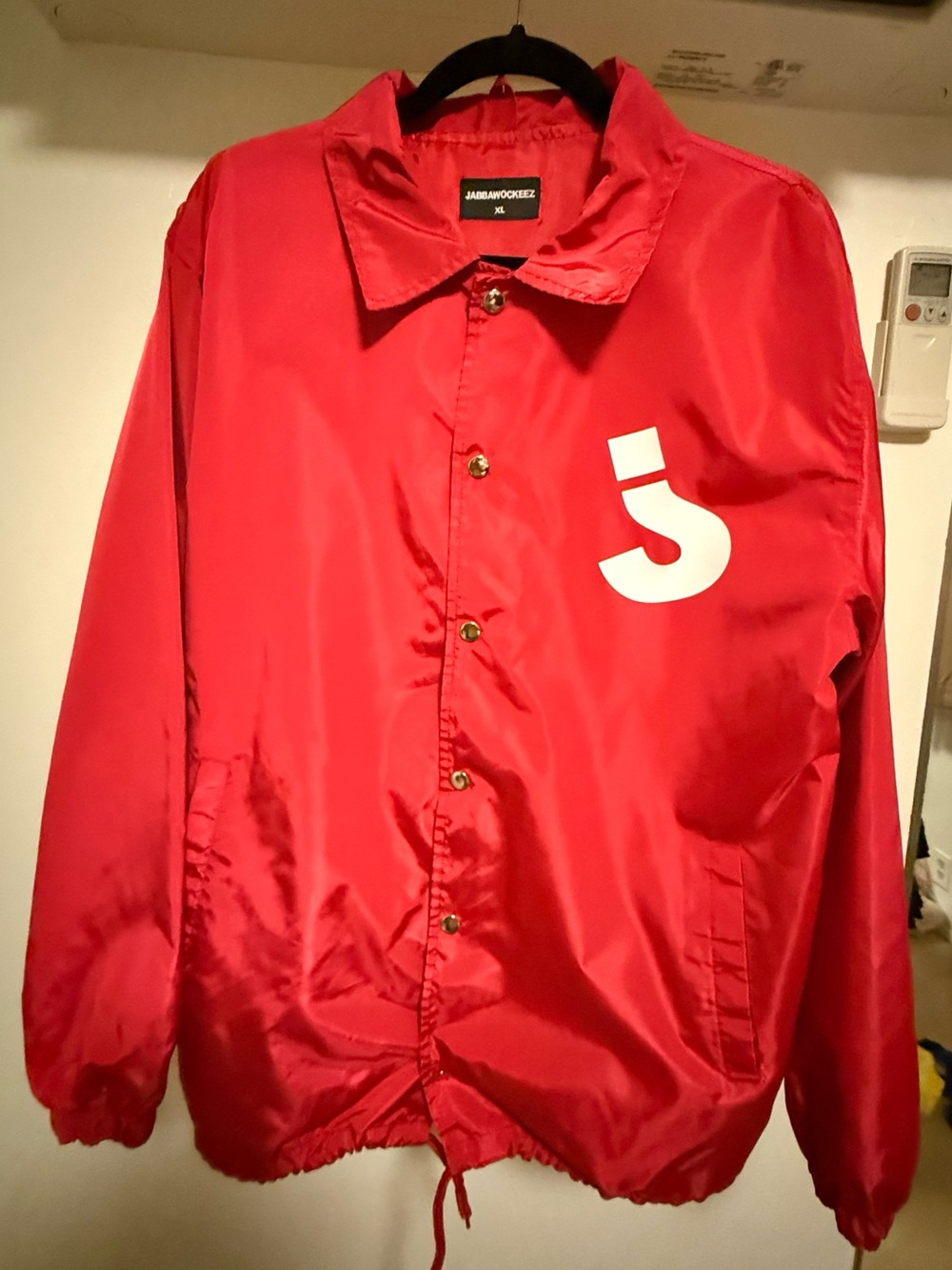 Jabbawockeez Red Jacket with White 'J' Logo